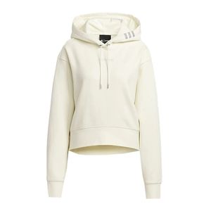 Ivy Park by Adidas White Cropped Hoodie